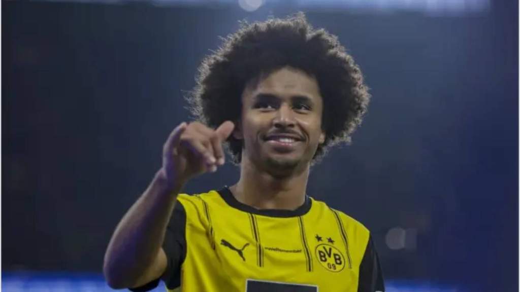 Pemain Borussia Dortmund Karim Adeyemi yang dilaporkan segera bergabung dengan Barcelona