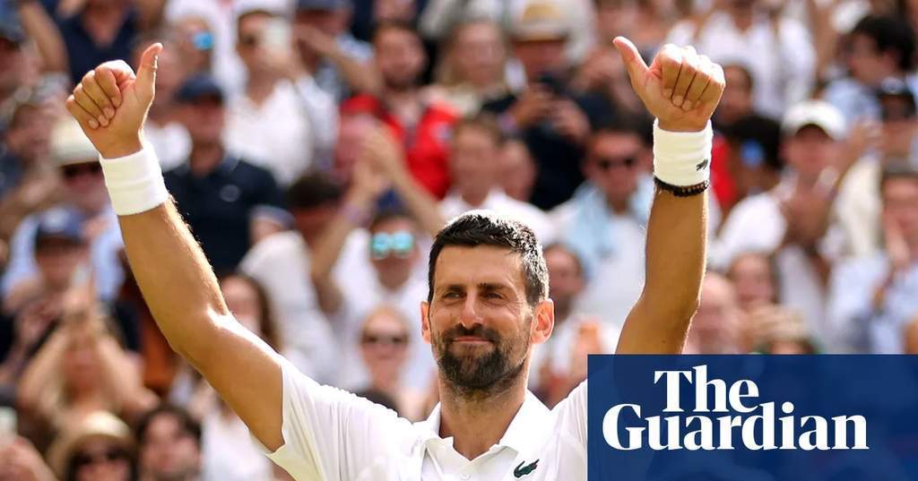 Djokovic Pecahkan Rekor Wimbledon Usai Tundukkan Safiullin