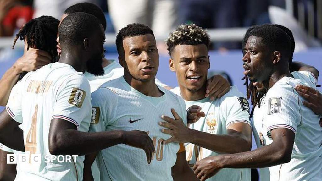 Pemain Timnas Prancis merayakan kemenangan atas Maroko di perempat final Piala Dunia 2026.