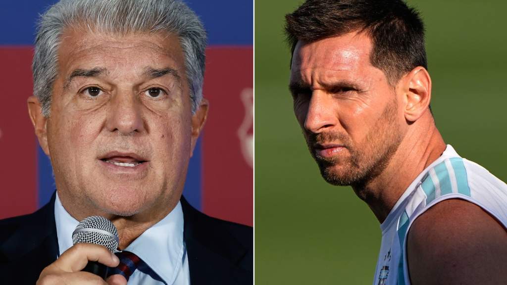 Presiden Barcelona Joan Laporta memberikan pernyataan mengenai Lionel Messi di Piala Dunia 2026