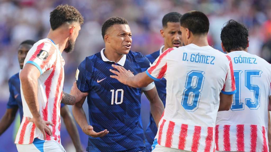 Kylian Mbappe saat bertanding dalam laga Prancis melawan Paraguay di Piala Dunia 2026