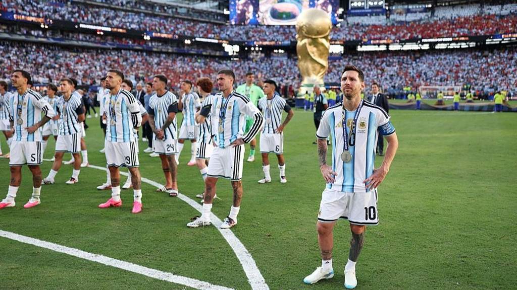 Jose Manuel Lopez menyaksikan selebrasi Spanyol di final Piala Dunia 2026
