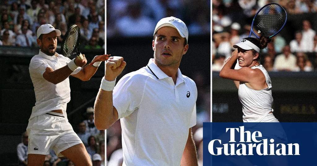 Jannik Sinner merayakan kemenangan di turnamen tenis Wimbledon 2026
